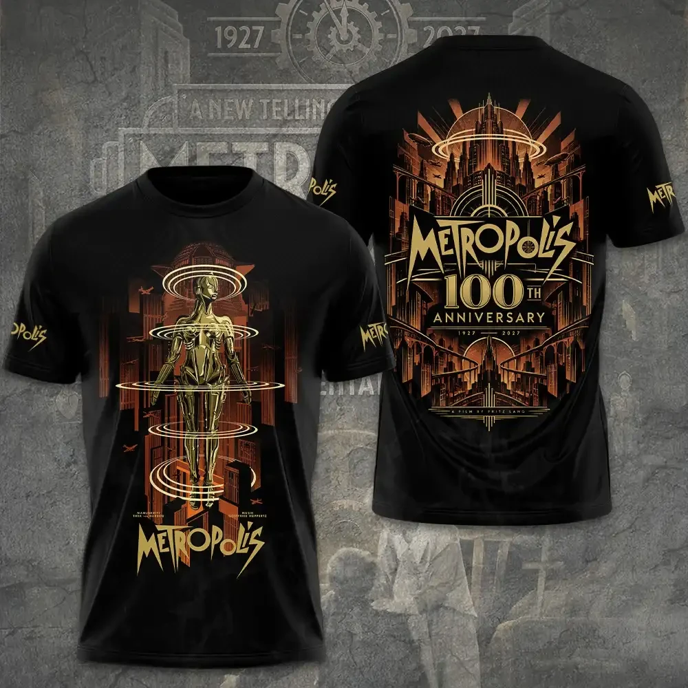 Metropolis 100th Anniversary T-Shirt Metropolis Merch Gift Ideas For Movie Lovers 1 - Unicasport Metropolis 100th Anniversary T-Shirt Metropolis Merch Gift Ideas For Movie Lovers