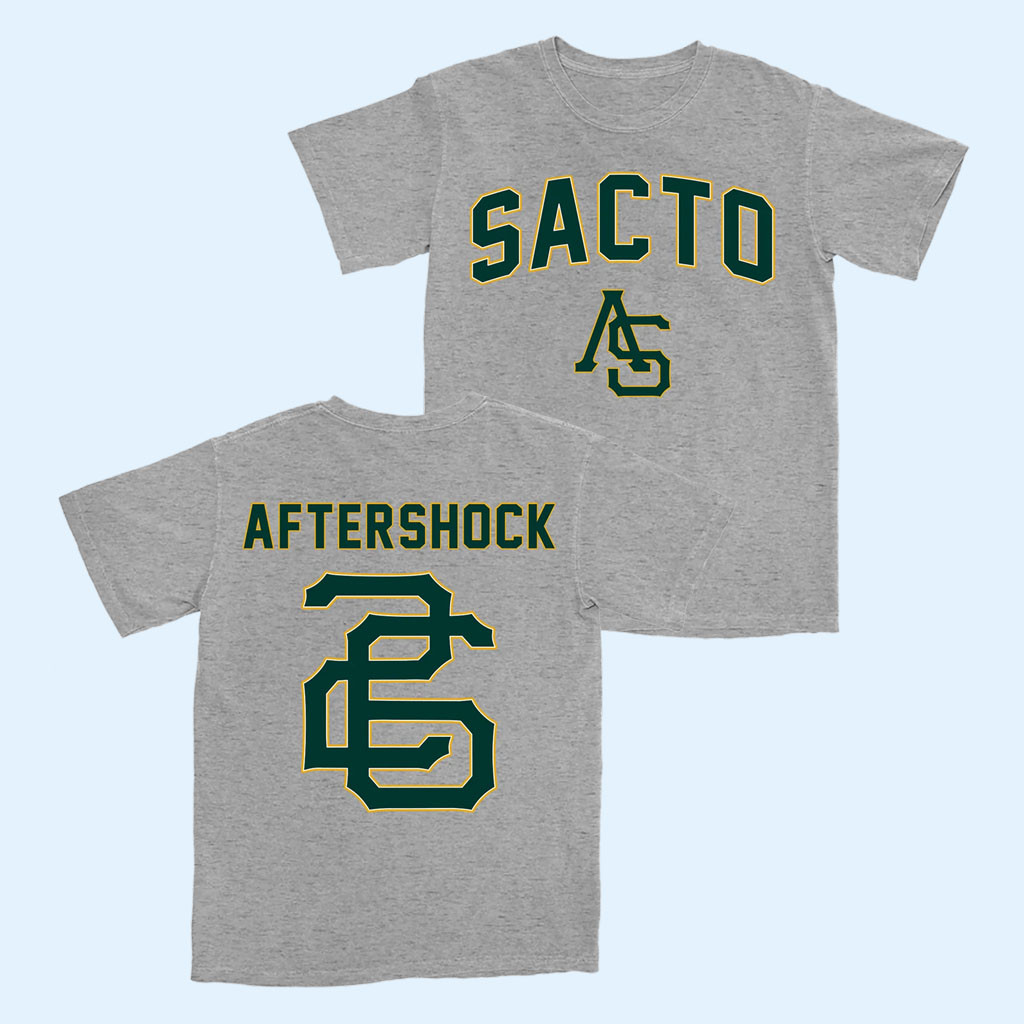 Aftershock Merch 2026 Sacto A's T-Shirt Good Gift Ideas For Music Lovers