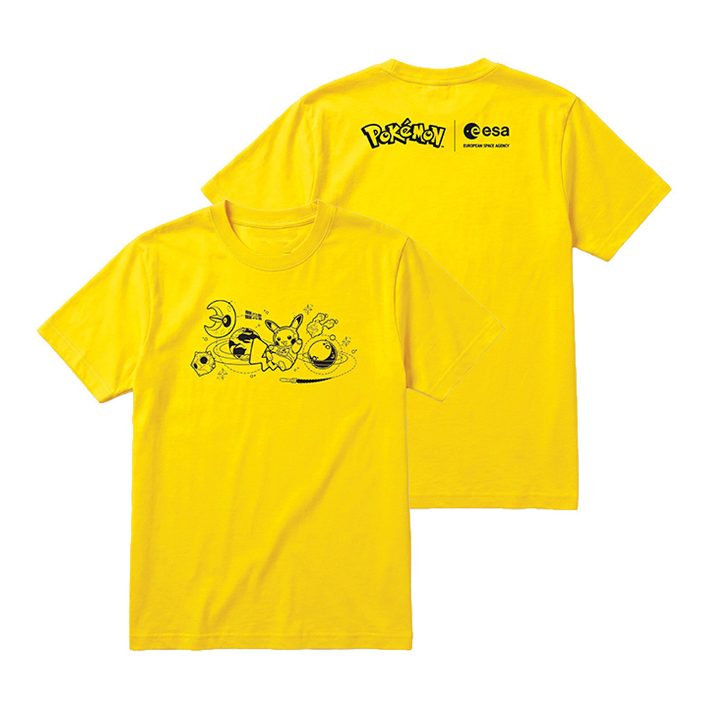 ESA x Pokemon Merch Key Art Yellow T-Shirt Collectible Space Gift For Pokemon Fans 1 - Unicasport ESA x Pokemon Merch Key Art Yellow T-Shirt Collectible Space Gift For Pokemon Fans