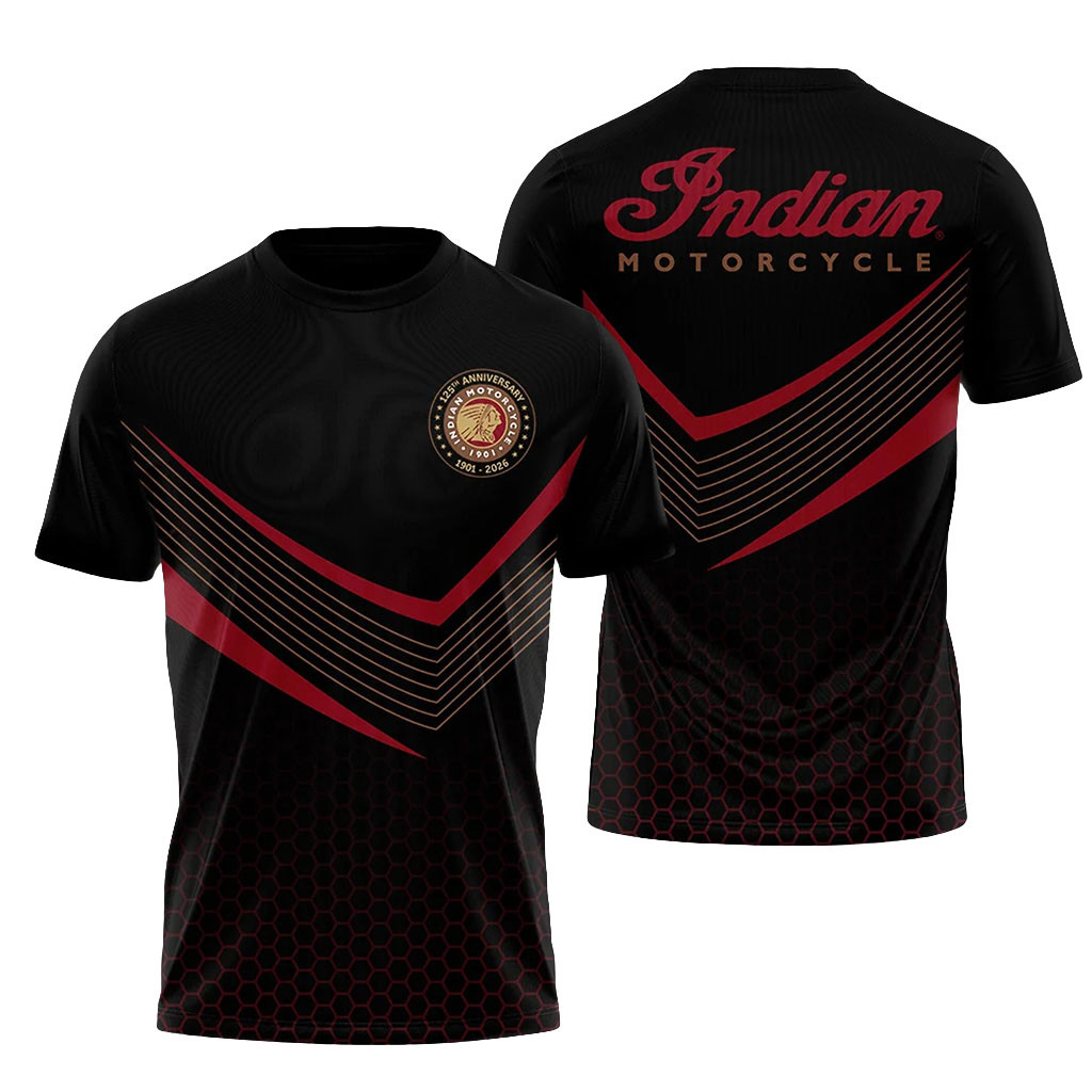 Indian Motorcycle 125th Anniversary T-Shirt Biker Apparel Best Gifts For Motorcycle Riders 1 - Unicasport Indian Motorcycle 125th Anniversary T-Shirt Biker Apparel Best Gifts For Motorcycle Riders