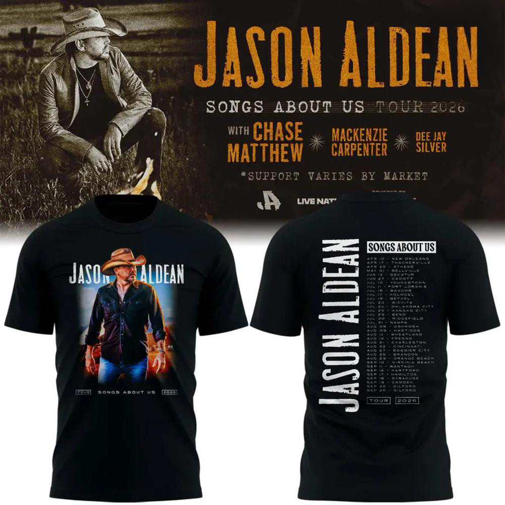 Jason Aldean Merch Songs About Us Tour Shirt Jason Aldean Concert Apparel Gifts Ideas 1 - Unicasport Jason Aldean Merch Songs About Us Tour Shirt Jason Aldean Concert Apparel Gifts Ideas