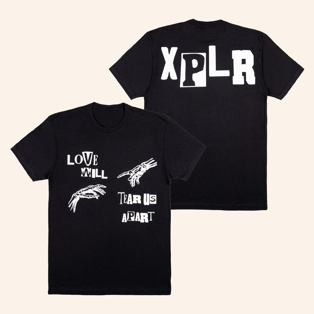 Sam And Colby Merch XPLR Tear Us Apart Tee Skeleton Hands Graphic Shirt Gifts Ideas