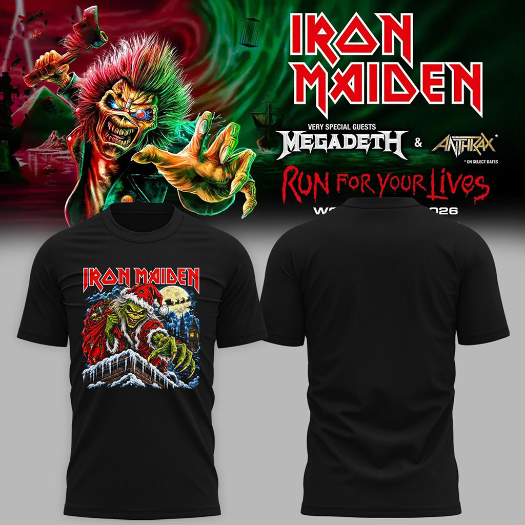 Iron Maiden X Grinch Eddie The Number Of The Beast 2026 Shirt Iron Maiden Merch Christmas Gift 1 - Unicasport Iron Maiden X Grinch Eddie The Number Of The Beast 2026 Shirt Iron Maiden Merch Christmas Gift