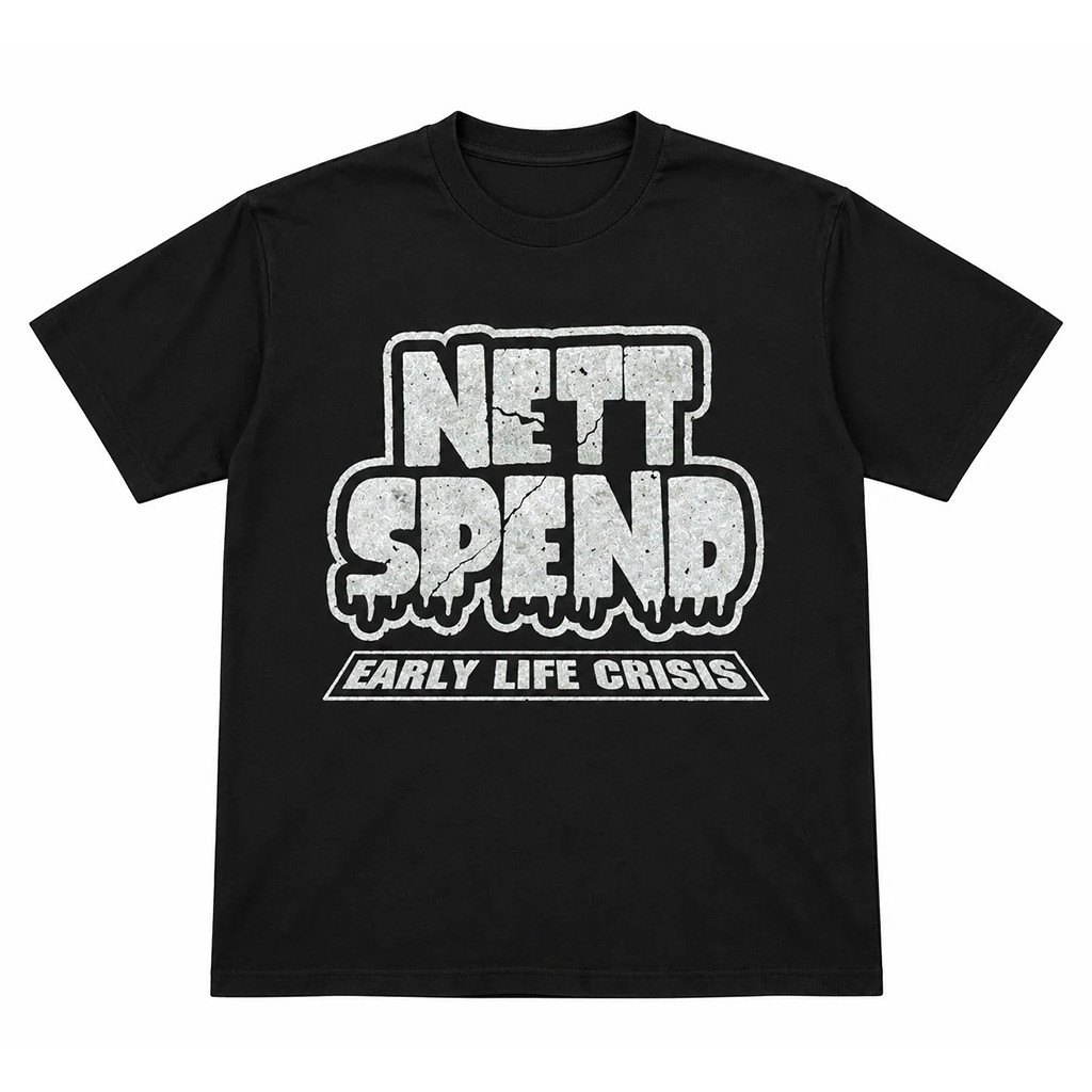 Nettspend Merch Early Life Crisis Glitter Black T-Shirt Best Nettspend Music Lover Gift 1 - Unicasport Nettspend Merch Early Life Crisis Glitter Black T-Shirt Best Nettspend Music Lover Gift