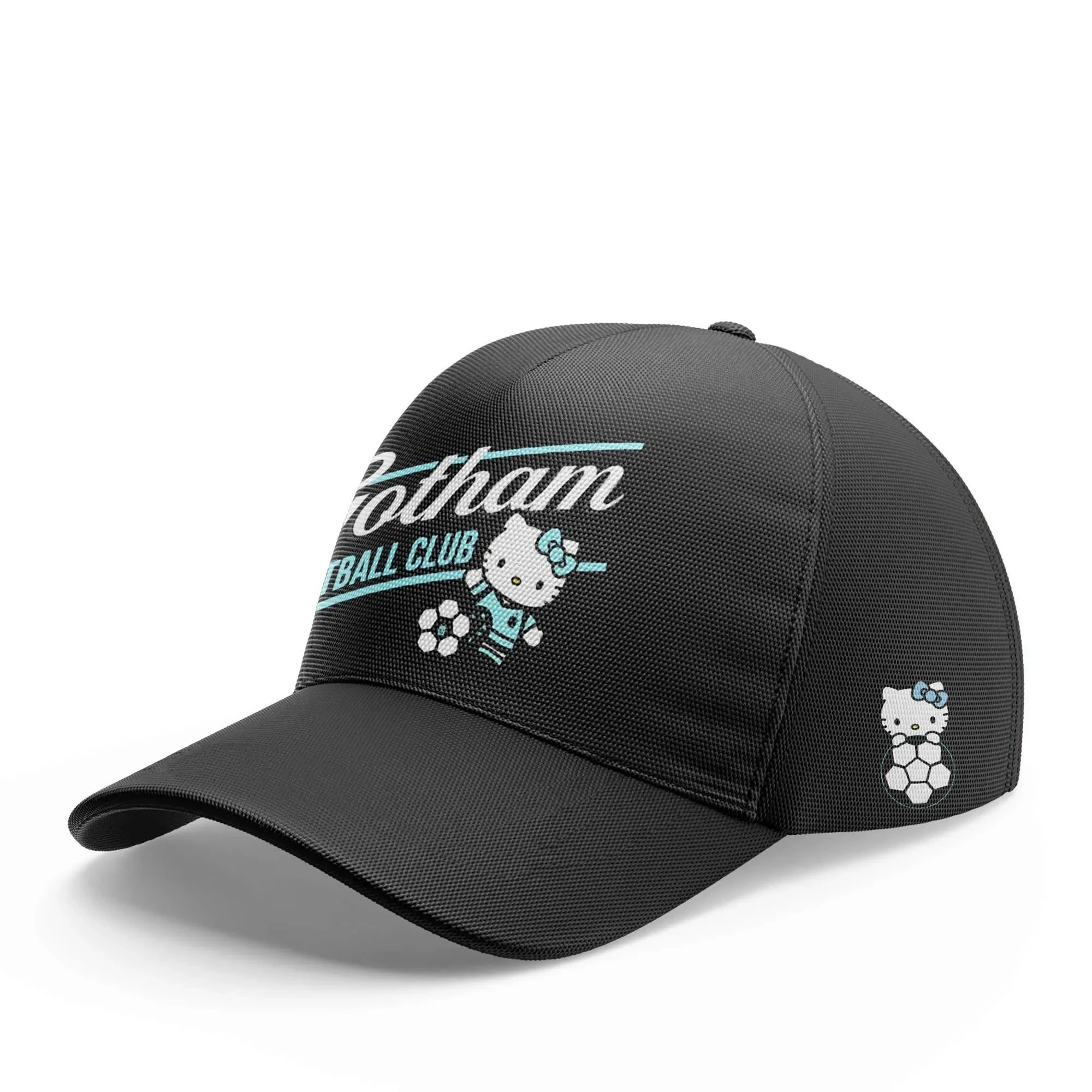 Gotham FC X Hello Kitty Black Hat Gotham FC Baseball Cap Presents For Fans