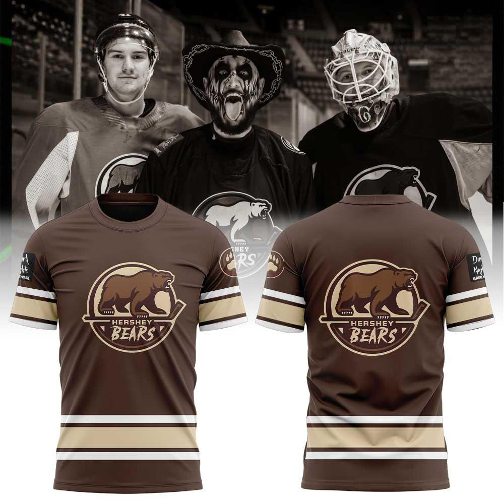 Hershey Bears Merch Dark Nights Graphic Shirt Hockey Game Day Apparel Hershey Bears Fans Gifts 1 - Unicasport Hershey Bears Merch Dark Nights Graphic Shirt Hockey Game Day Apparel Hershey Bears Fans Gifts
