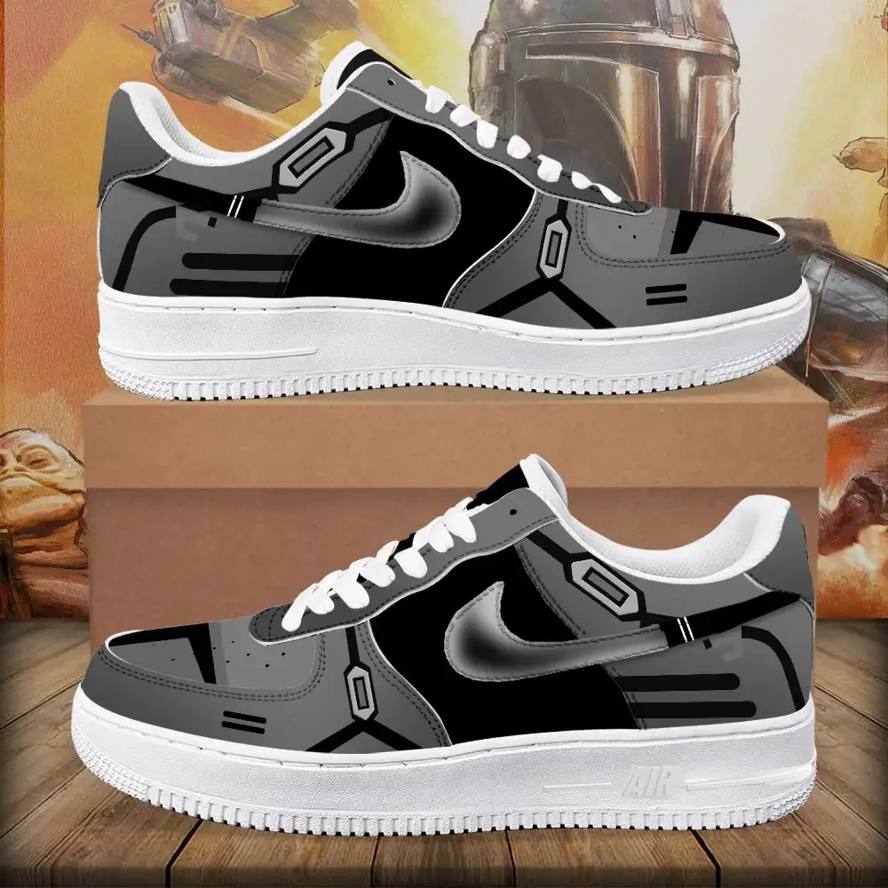 Star Wars X Mandalorian Shoes Sneakers Star Wars Merch Gift For Sci Fi Movie Fans 1 - Unicasport Star Wars X Mandalorian Shoes Sneakers Star Wars Merch Gift For Sci Fi Movie Fans