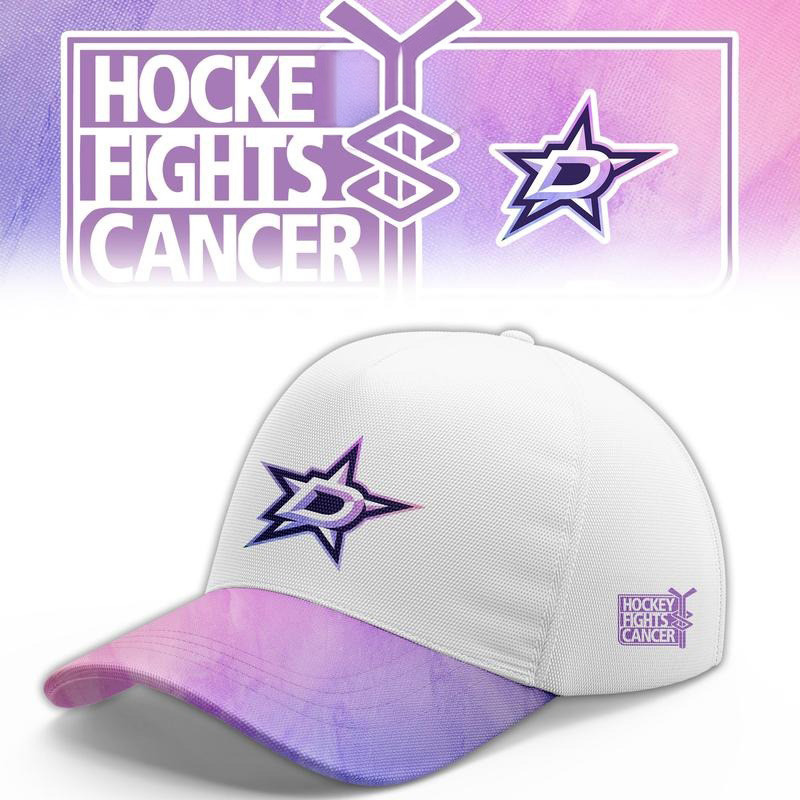 Dallas Stars Merch Hockey Fights Cancer 2026 Baseball Cap Best Dallas Fans Gear 1 - Unicasport Dallas Stars Merch Hockey Fights Cancer 2026 Baseball Cap Best Dallas Fans Gear