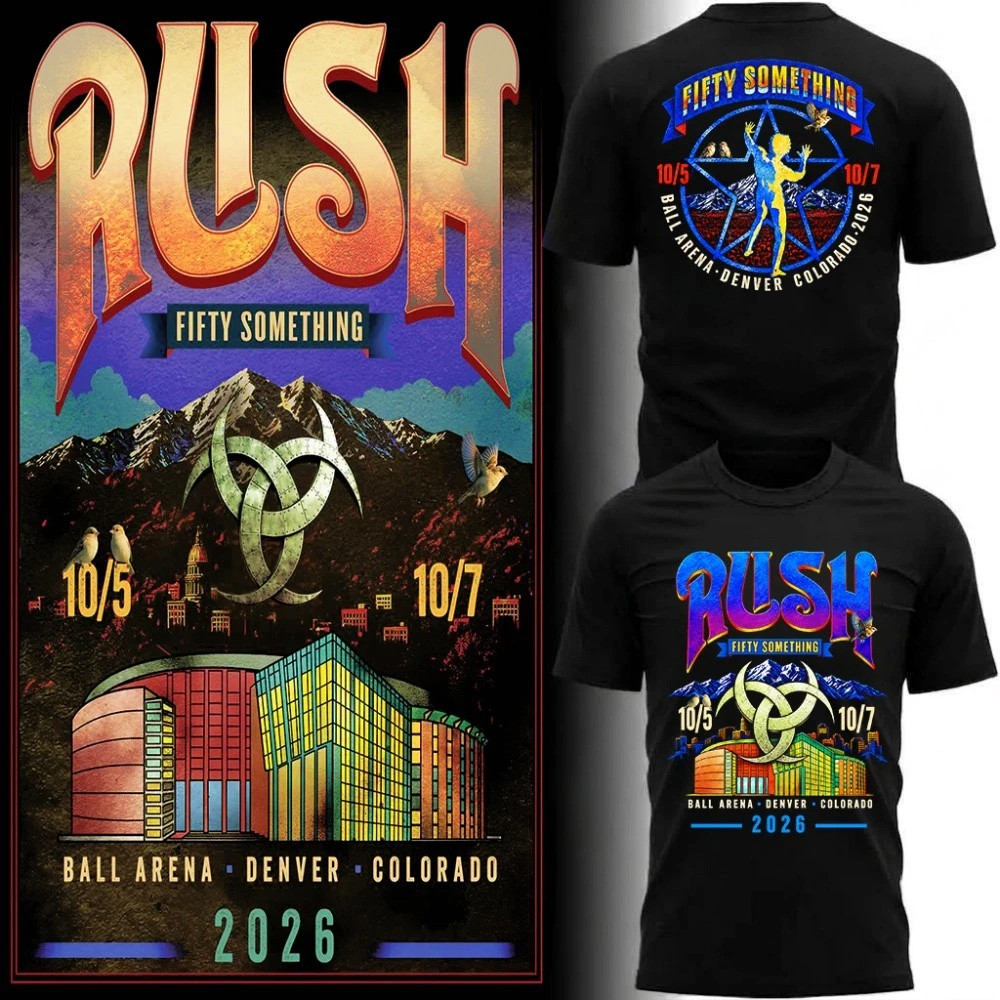 Rush Denver Colorado Concert Shirt Fifty Something Tour Tee RUSH Band Merch Gift For Music Fan 1 - Unicasport Rush Denver Colorado Concert Shirt Fifty Something Tour Tee RUSH Band Merch Gift For Music Fan
