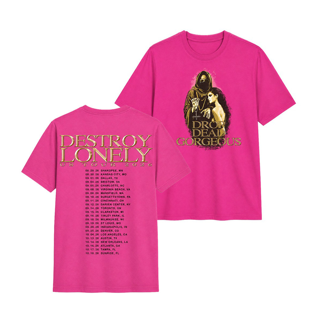 Destroy Lonely Merch Drop Dead Gorgeous Tour T-Shirt Gift For Destroy Lonely Music Lover 1 - Unicasport Destroy Lonely Merch Drop Dead Gorgeous Tour T-Shirt Gift For Destroy Lonely Music Lover