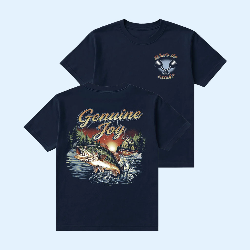 Dropout Merch 2026 What's The Catch T-Shirt Genuine Joy Shirt Gift For Fathers 1 - Unicasport Dropout Merch 2026 What's The Catch T-Shirt Genuine Joy Shirt Gift For Fathers