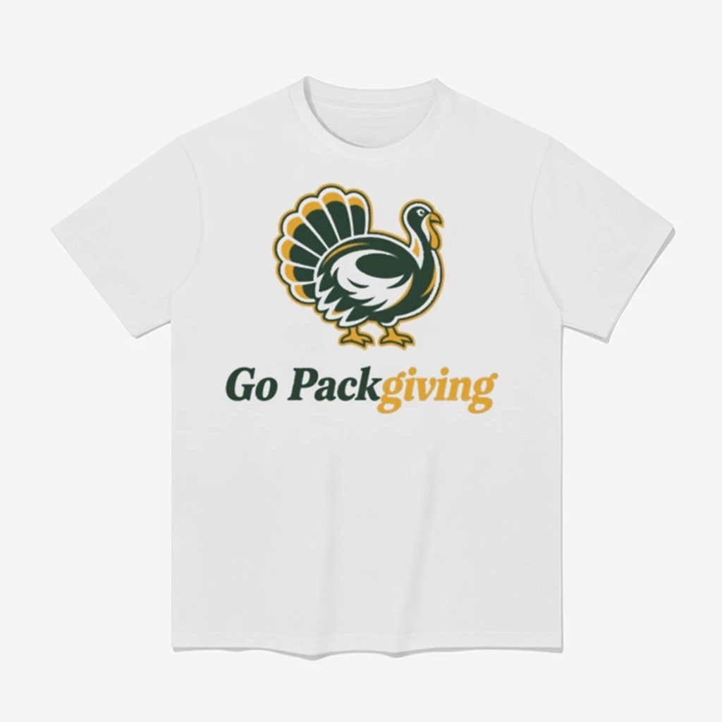 Green Bay Packers Turkey Go Pack Giving Thanksgiving T-Shirt GB Packers Merch Gifts For Fan 1 - Unicasport Green Bay Packers Turkey Go Pack Giving Thanksgiving T-Shirt GB Packers Merch Gifts For Fan