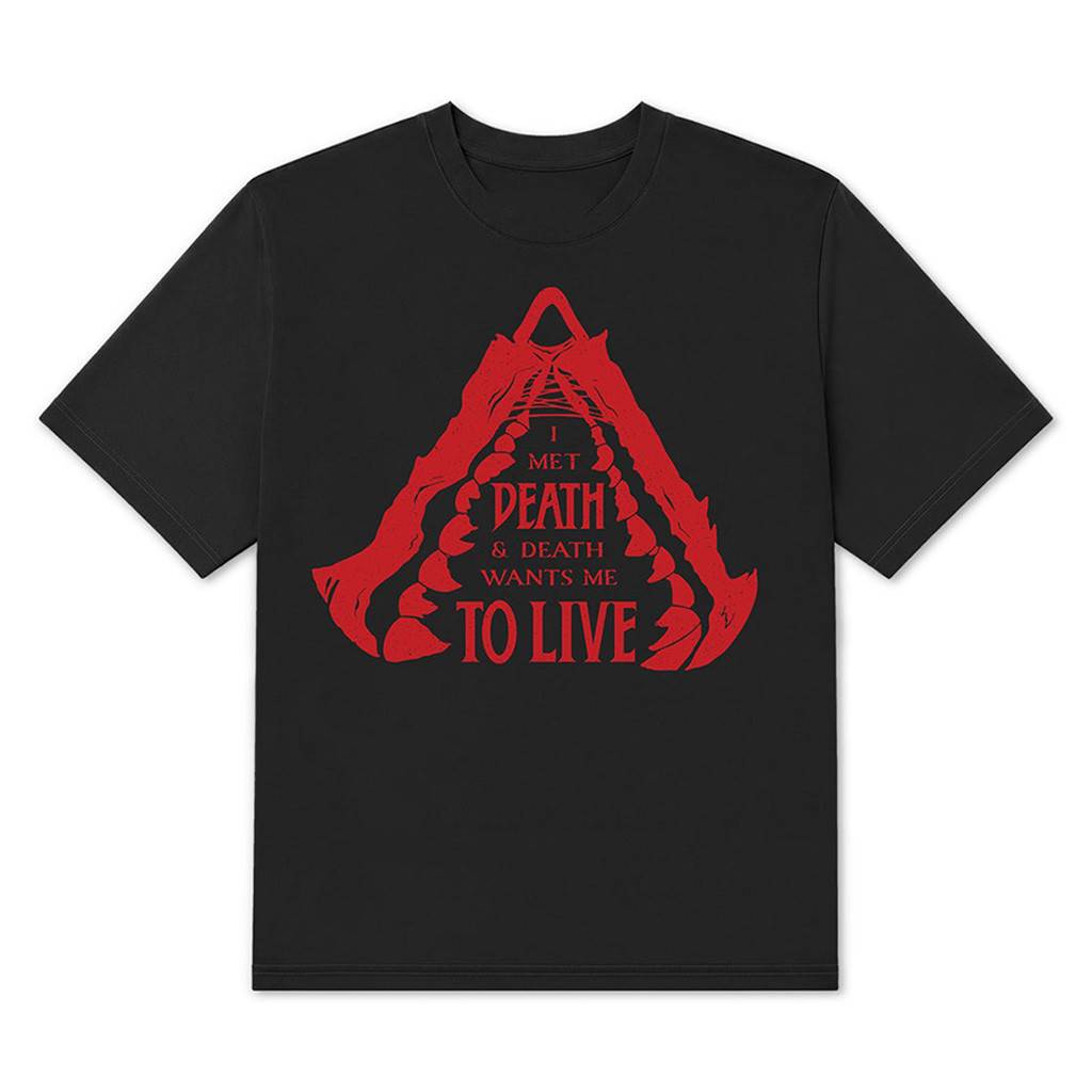 Dropout Merch The Month Oct 2026 I Met Death T-Shirt Unique Holiday Gift For Fans 1 - Unicasport Dropout Merch The Month Oct 2026 I Met Death T-Shirt Unique Holiday Gift For Fans