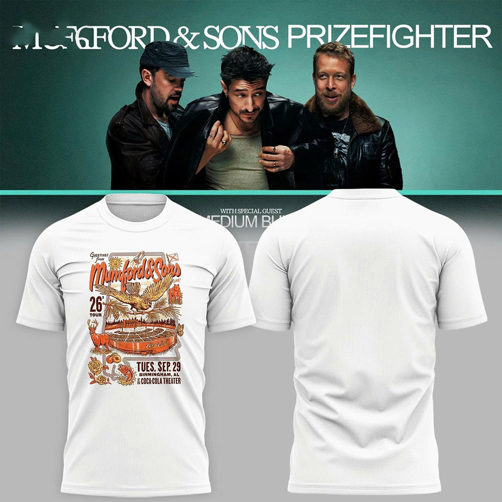 Mumford And Sons Birmingham AL 2026 T-Shirt Mumford And Sons Merch Rock Gear Fan Gifts