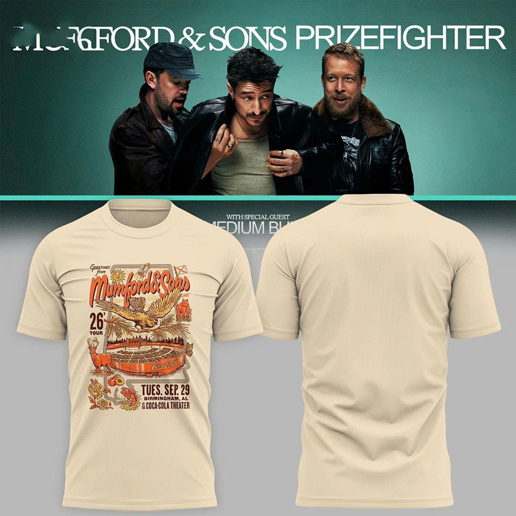 Mumford And Sons Birmingham AL 2026 T-Shirt Mumford And Sons Merch Rock Lovers Gifts 1 - Unicasport Mumford And Sons Birmingham AL 2026 T-Shirt Mumford And Sons Merch Rock Lovers Gifts