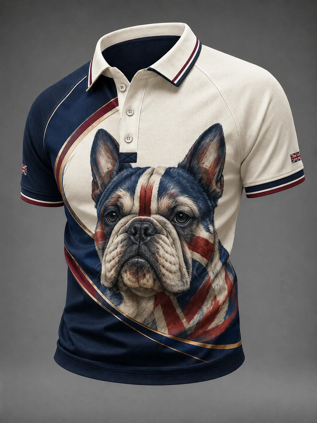 British Bulldog Merch Union Jack Flag Polo Shirt Retro Apparel Gift For Husband 1 - Unicasport British Bulldog Merch Union Jack Flag Polo Shirt Retro Apparel Gift For Husband