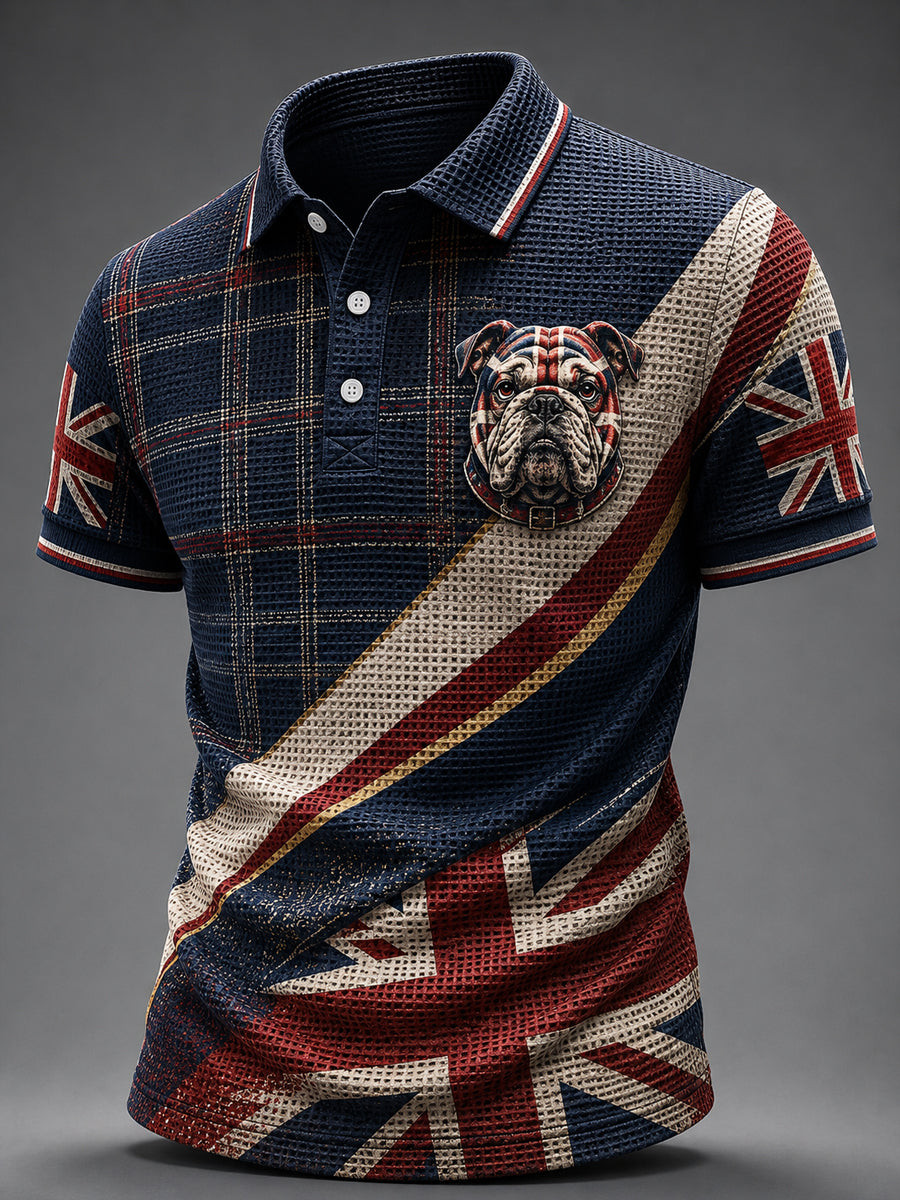 British Bulldog Merch Union Jack Flag Polo Shirt Retro Apparel Gift For Dog Lover 1 - Unicasport British Bulldog Merch Union Jack Flag Polo Shirt Retro Apparel Gift For Dog Lover
