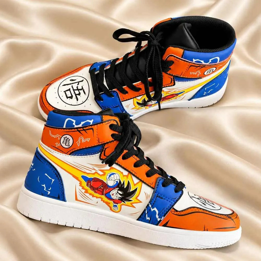 Dragon Ball Z Merch Son Goku High Top Sneakers Goku Saiyan Shoes Dragon Ball Z Lovers Gifts 1 - Unicasport Dragon Ball Z Merch Son Goku High Top Sneakers Goku Saiyan Shoes Dragon Ball Z Lovers Gifts