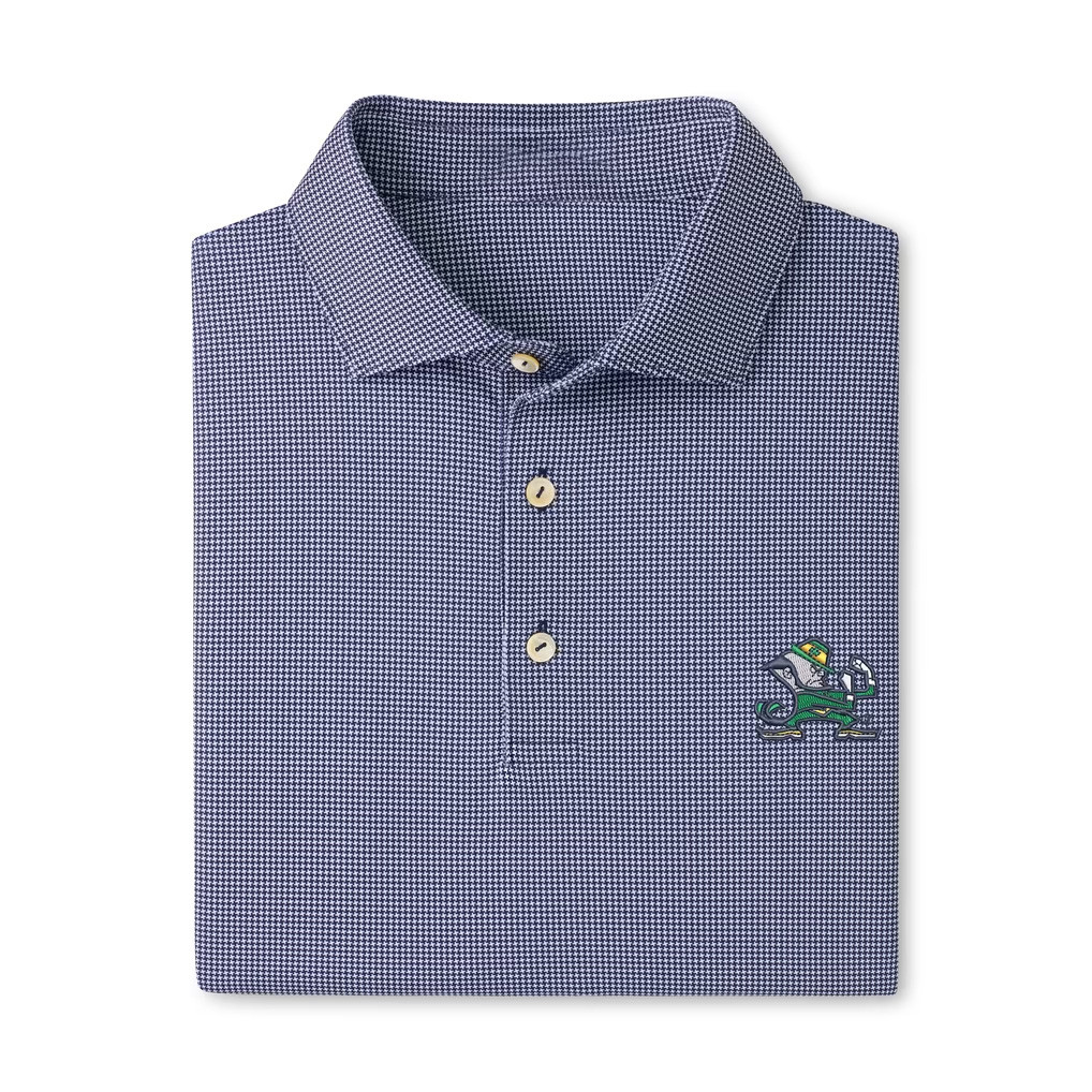 Notre Dame Merch 2026 Peter Millar Notre Dame Fighting Irish Border Performance Polo Shirt Mens 1 - Unicasport Notre Dame Merch 2026 Peter Millar Notre Dame Fighting Irish Border Performance Polo Shirt Mens