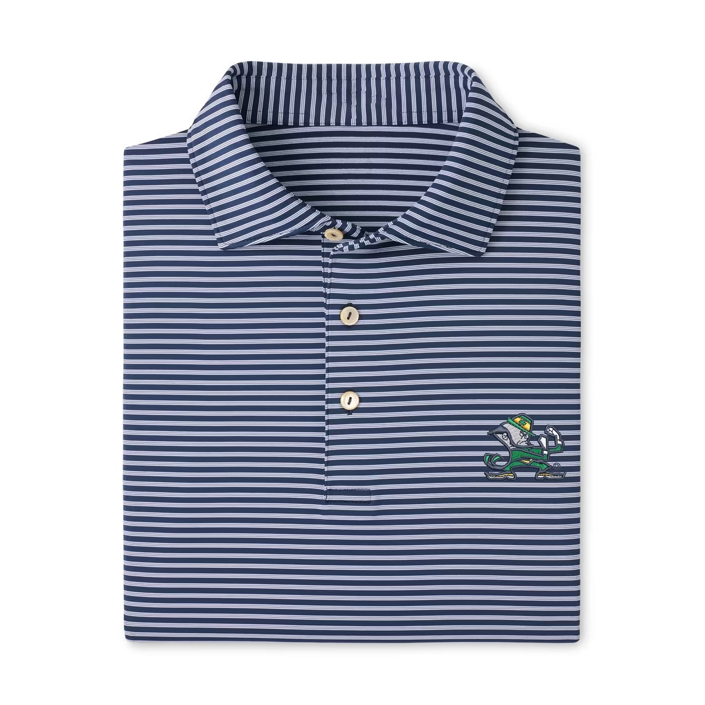 Notre Dame Merch 2026 Peter Millar Notre Dame Fighting Irish Tiebreaker Stripe Polo Shirt Gifts 1 - Unicasport Notre Dame Merch 2026 Peter Millar Notre Dame Fighting Irish Tiebreaker Stripe Polo Shirt Gifts