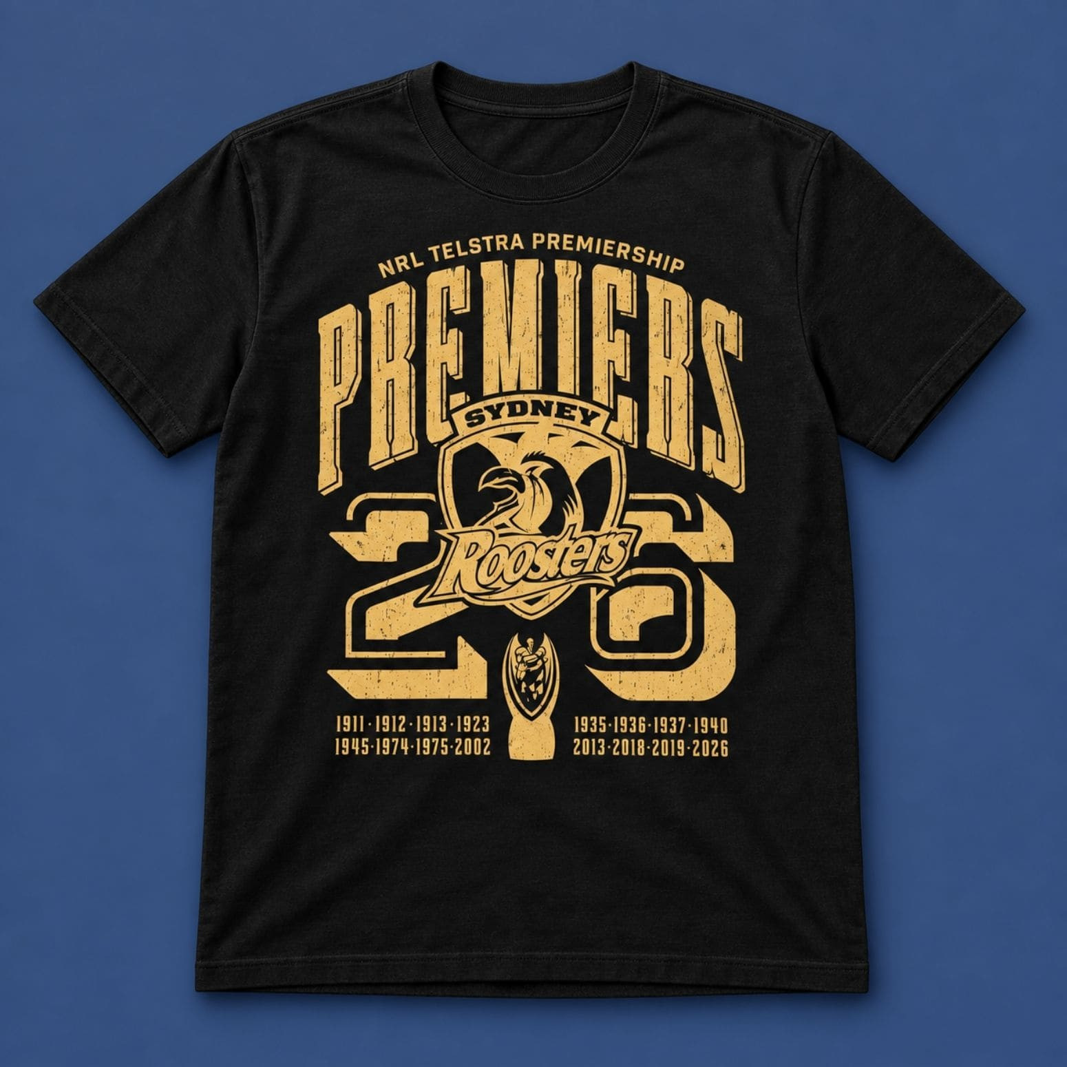 Sydney Roosters 2026 Telstra Premiership Premiers Shirt Sydney Roosters Clothes Best Fan Gear 1 - Unicasport Sydney Roosters 2026 Telstra Premiership Premiers Shirt Sydney Roosters Clothes Best Fan Gear