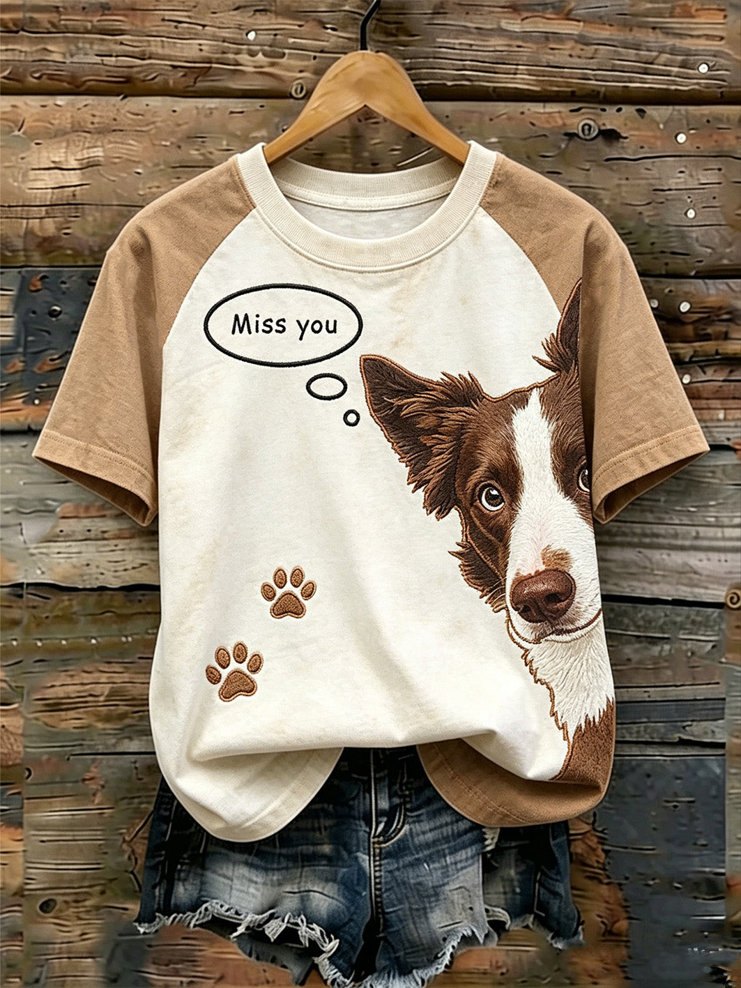 Border Collie Miss You Merch T-Shirt Vintage Clothing Gift For Mom 1 - Unicasport Border Collie Miss You Merch T-Shirt Vintage Clothing Gift For Mom
