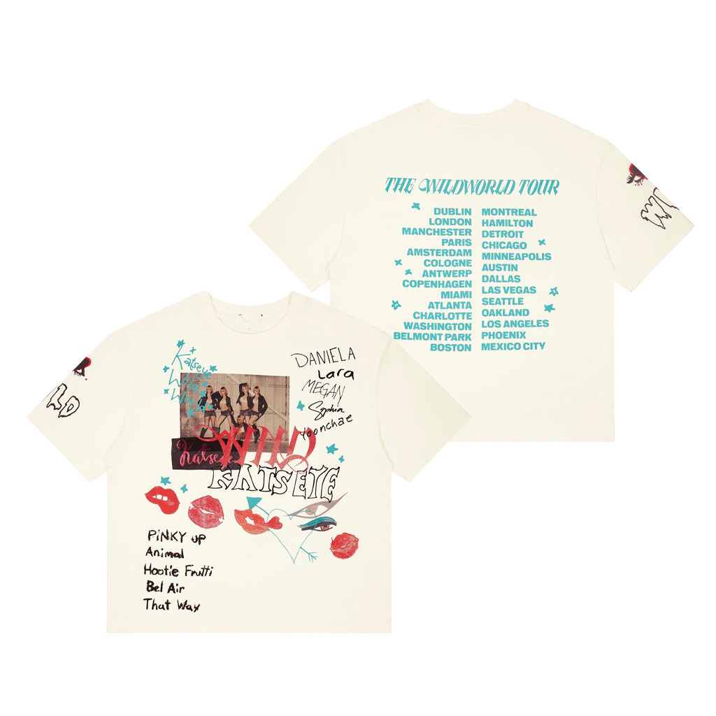Katseye Merch The Wildworld Tour Routing T-Shirt Gift For K-Pop Lover 1 - Unicasport Katseye Merch The Wildworld Tour Routing T-Shirt Gift For K-Pop Lover
