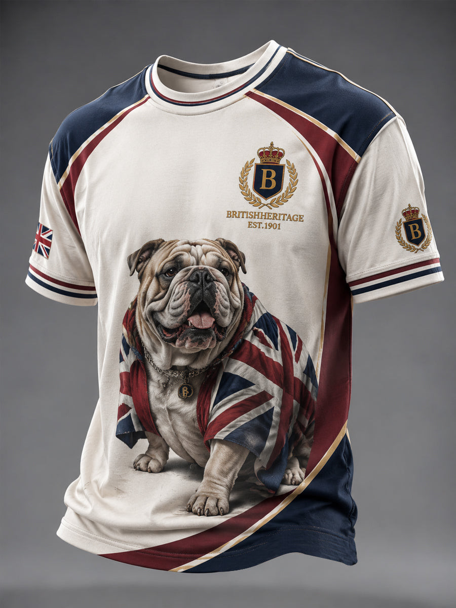 British Bulldog British Heritage Est 1901 Merch T-Shirt Vintage Apparel Gift For Dad 1 - Unicasport British Bulldog British Heritage Est 1901 Merch T-Shirt Vintage Apparel Gift For Dad
