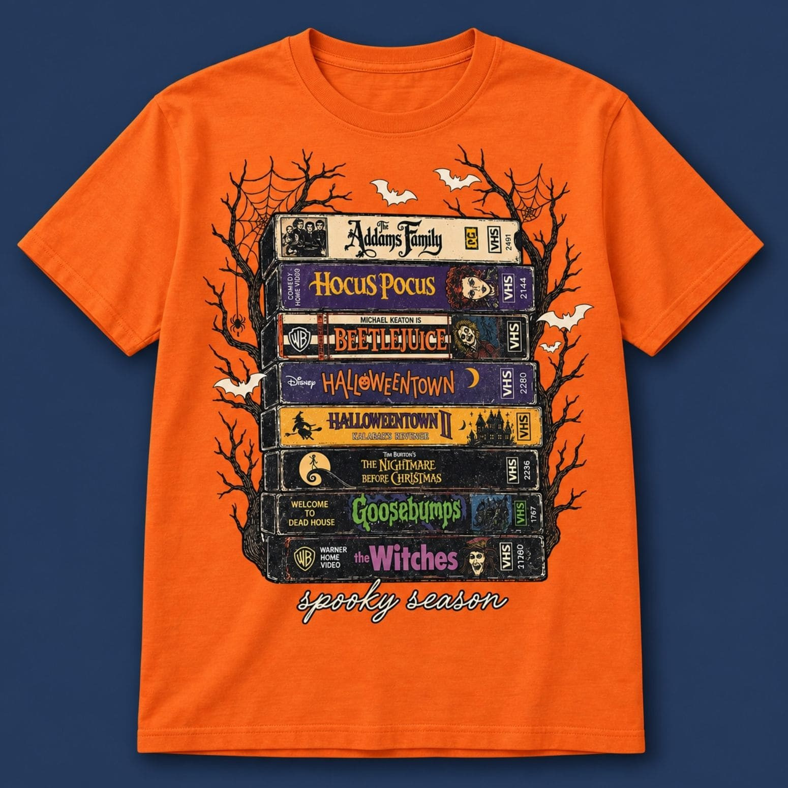 The Addams Family Hocus Pocus Beetlejuice Spooky Season Movie Halloween Shirt Gifts For BFF 1 - Unicasport The Addams Family Hocus Pocus Beetlejuice Spooky Season Movie Halloween Shirt Gifts For BFF