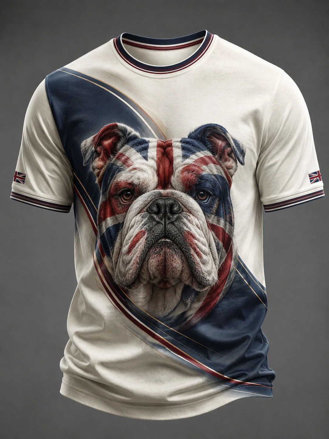 British Bulldog Merch Union Jack Flag T-Shirt 90s Apparel Gift For Dad Dog 1 - Unicasport British Bulldog Merch Union Jack Flag T-Shirt 90s Apparel Gift For Dad Dog