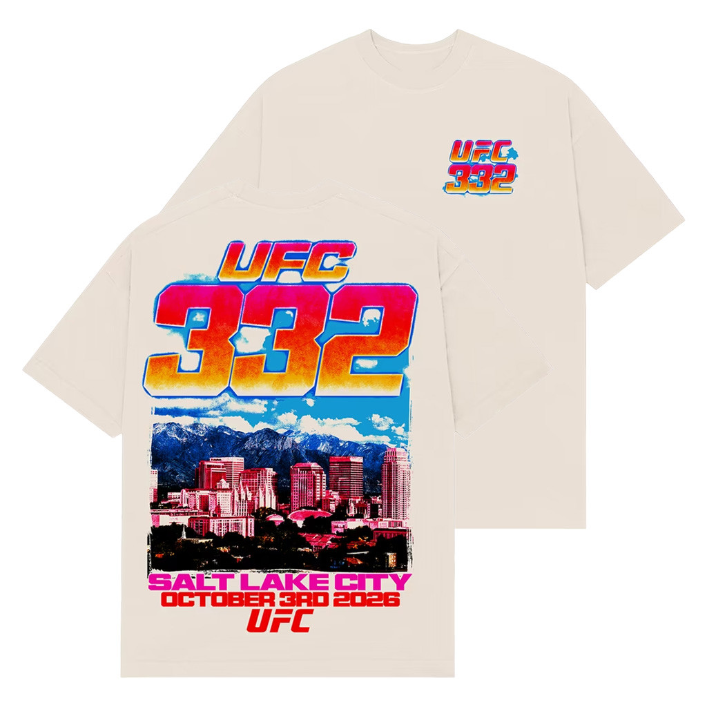 UFC Merch 2026 UFC 332 Downtown T-Shirt Salt Lake City October 3rd Shirt Gift For MMA Fans 1 - Unicasport UFC Merch 2026 UFC 332 Downtown T-Shirt Salt Lake City October 3rd Shirt Gift For MMA Fans