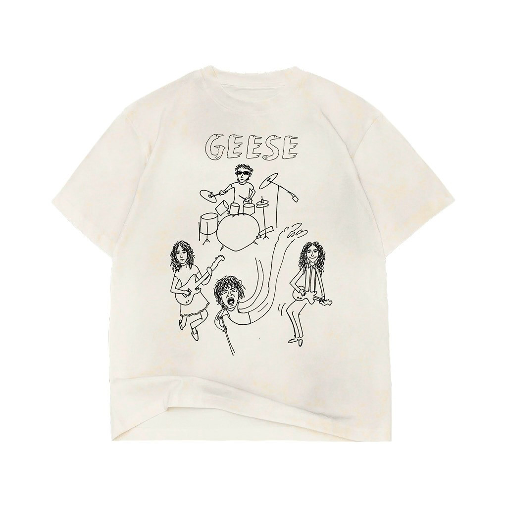 Geese Merch Band Jam Sketch T-Shirt Perfect Gift For Indie Rock Fans 1 - Unicasport Geese Merch Band Jam Sketch T-Shirt Perfect Gift For Indie Rock Fans