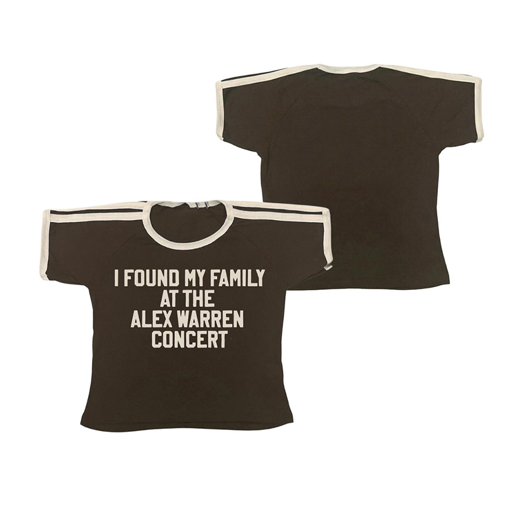 Alex Warren Merch Found My Family Brown Raglan T-Shirt Gift For Alex Warren Music Lovers 1 - Unicasport Alex Warren Merch Found My Family Brown Raglan T-Shirt Gift For Alex Warren Music Lovers
