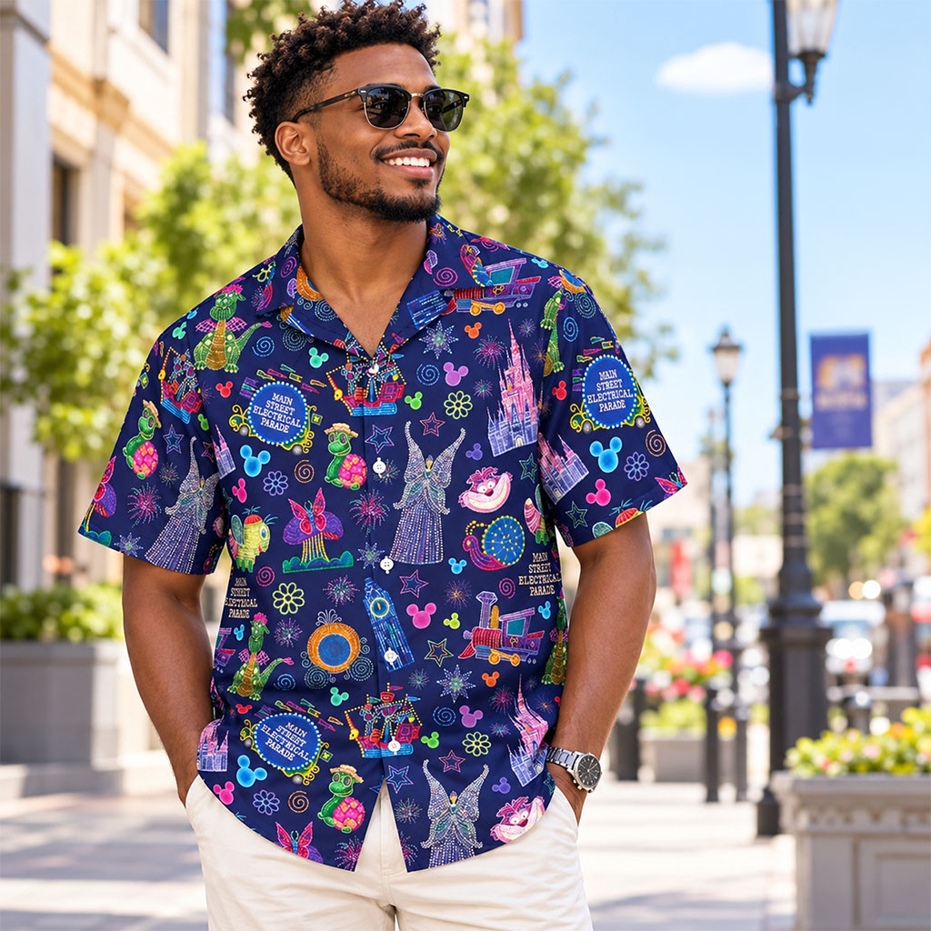Main Street Electrical Parade Hawaiian Shirt Disney Park Night Parade Apparel Gifts For Fans 1 - Unicasport Main Street Electrical Parade Hawaiian Shirt Disney Park Night Parade Apparel Gifts For Fans