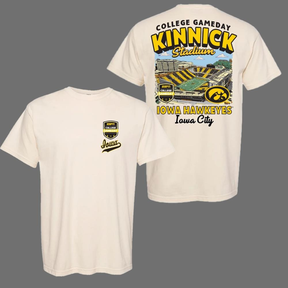 Iowa Hawkeyes College Gameday Kinnick Stadium Iowa City T-Shirt Iowa Hawkeyes Merch Fan Gifts