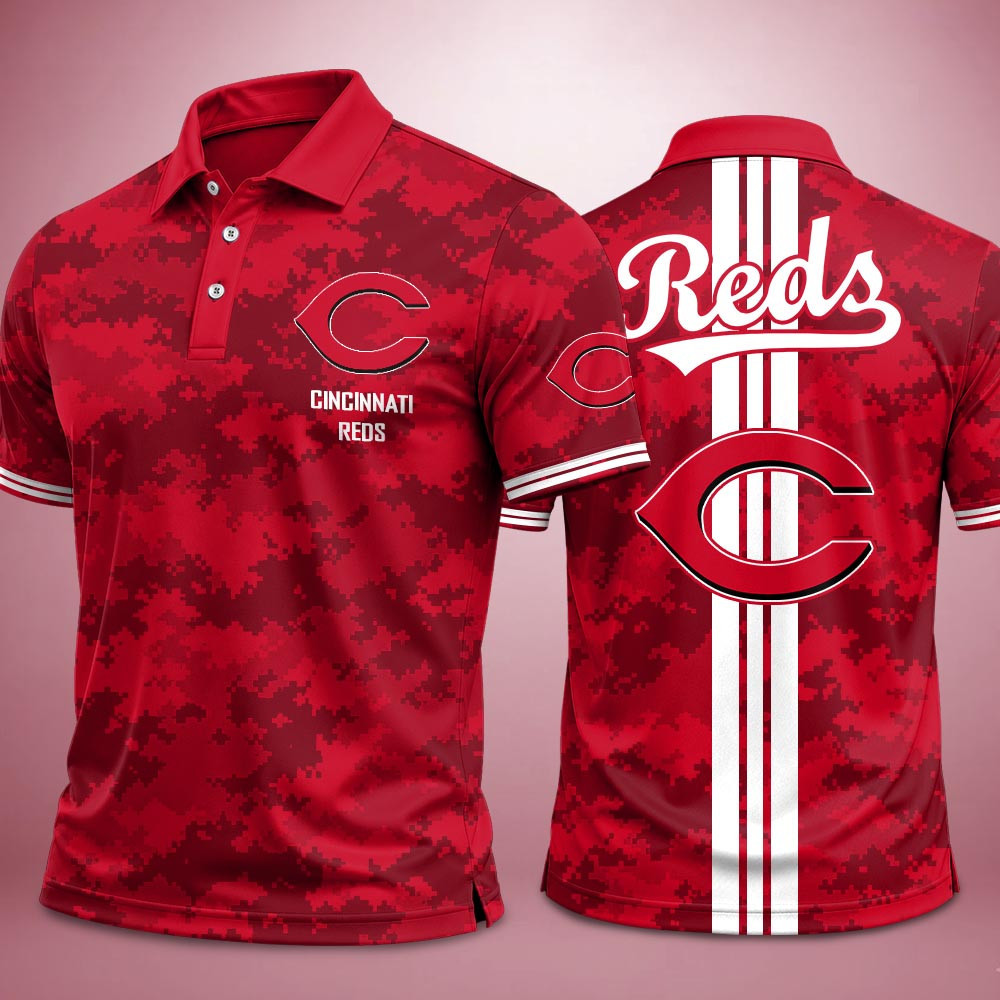 Cincinnati Reds Merch Camo Polo Shirt Reds Baseball Pride Outfits Game Day Gifts 1 - Unicasport Cincinnati Reds Merch Camo Polo Shirt Reds Baseball Pride Outfits Game Day Gifts