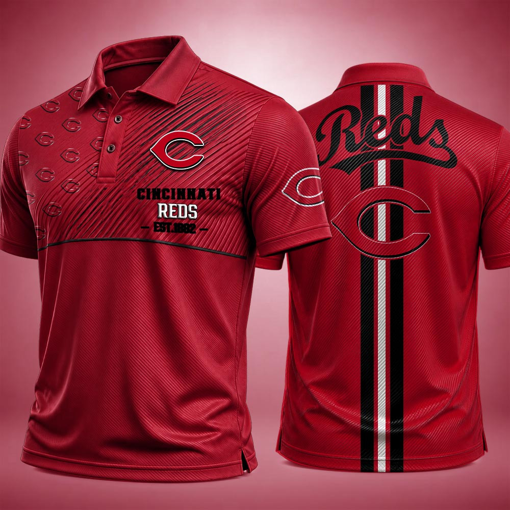 Cincinnati Reds Merch Polo Shirt Cincinnati Reds Gameday Gear Gift For Match Day Fan 1 - Unicasport Cincinnati Reds Merch Polo Shirt Cincinnati Reds Gameday Gear Gift For Match Day Fan