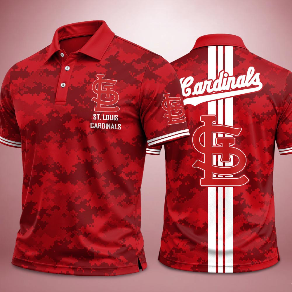 St. Louis Cardinals Merch Camo Polo Shirt Cardinals Baseball Pride Clothes Sport Gift 1 - Unicasport St. Louis Cardinals Merch Camo Polo Shirt Cardinals Baseball Pride Clothes Sport Gift