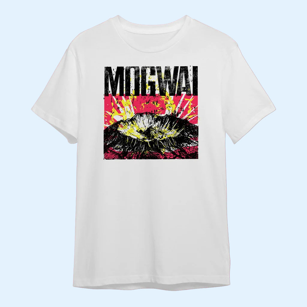 Mogwai Merch 2026 The Bad Fire White Cover Artwork T-Shirt Present Ideas For Music Lovers 1 - Unicasport Mogwai Merch 2026 The Bad Fire White Cover Artwork T-Shirt Present Ideas For Music Lovers