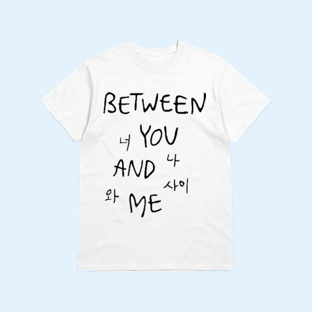 RM X SFMOMA Merch 2026 Between You And Me T-Shirt BTS Merch Gift Ideas For Army Kpop Fans