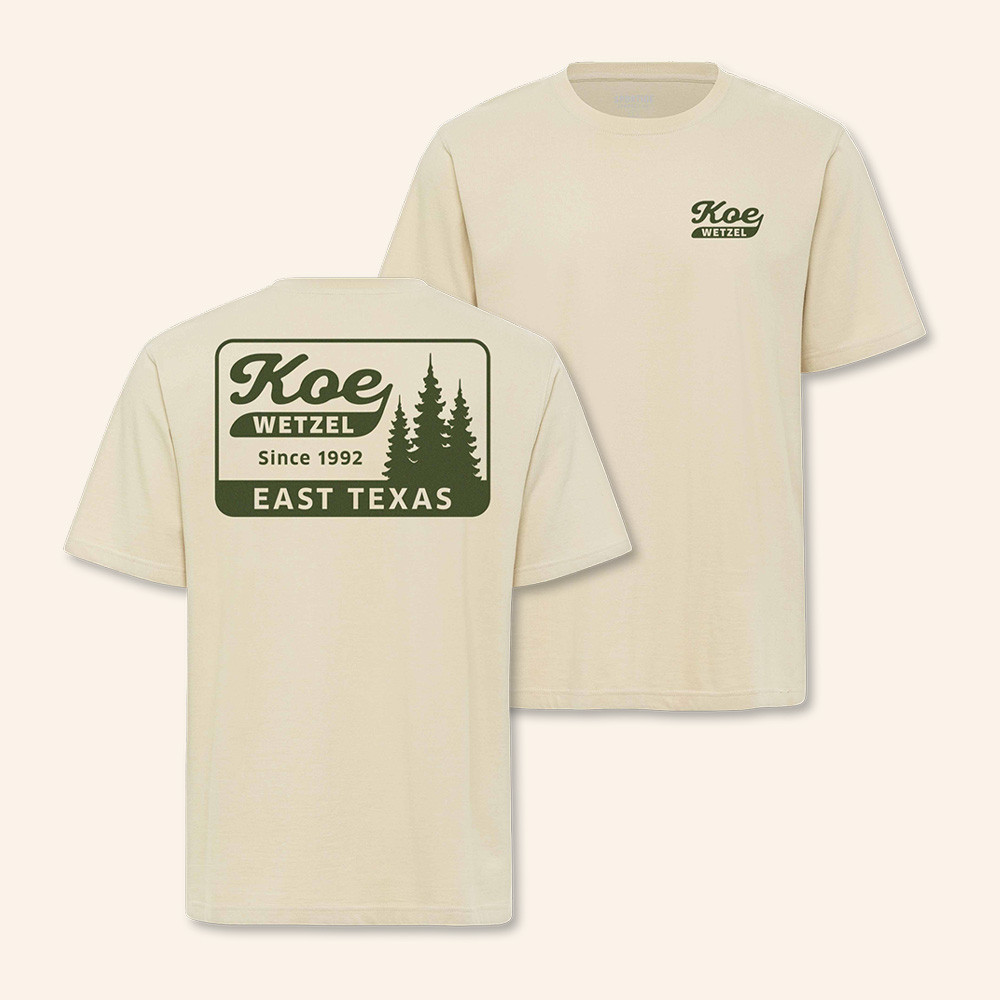 Koe Wetzel Tour Merch 2026 East Texas Pines 1992 Shirt Koe Wetzel Concert Attire Gifts Ideas 1 - Unicasport Koe Wetzel Tour Merch 2026 East Texas Pines 1992 Shirt Koe Wetzel Concert Attire Gifts Ideas