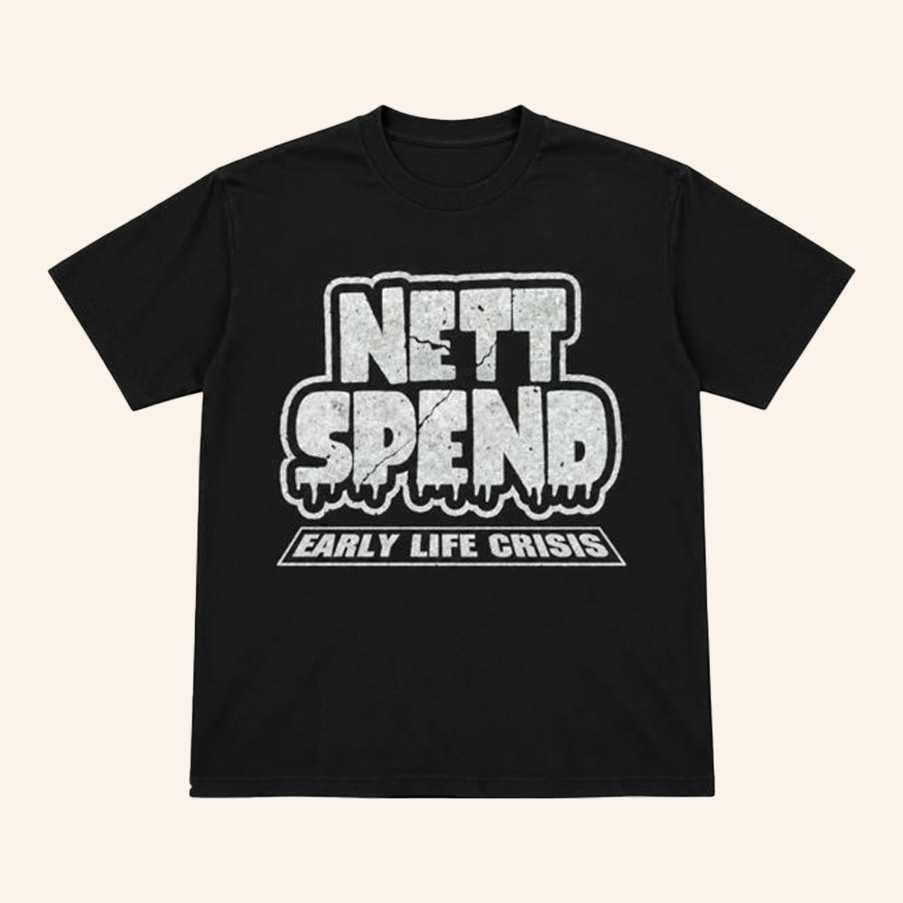 Nettspend Merch Early Life Crisis Elc Shirt Early Life Crisis Album Clothing Nettspend Fan Gift 1 - Unicasport Nettspend Merch Early Life Crisis Elc Shirt Early Life Crisis Album Clothing Nettspend Fan Gift