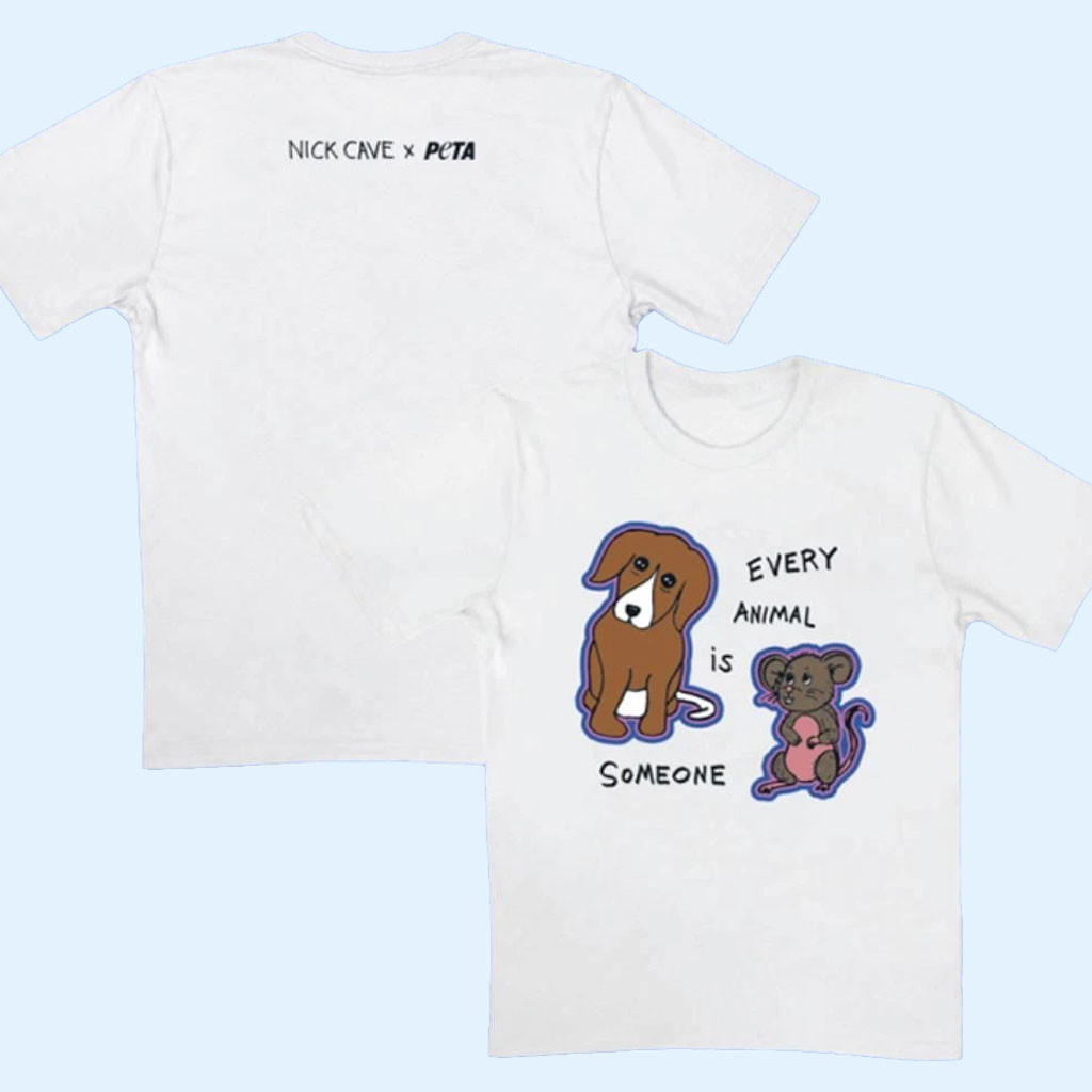 Nick Cave X PETA Merch 2026 Every Animal Is Someone T-Shirt Gifts For Animal Lovers 1 - Unicasport Nick Cave X PETA Merch 2026 Every Animal Is Someone T-Shirt Gifts For Animal Lovers