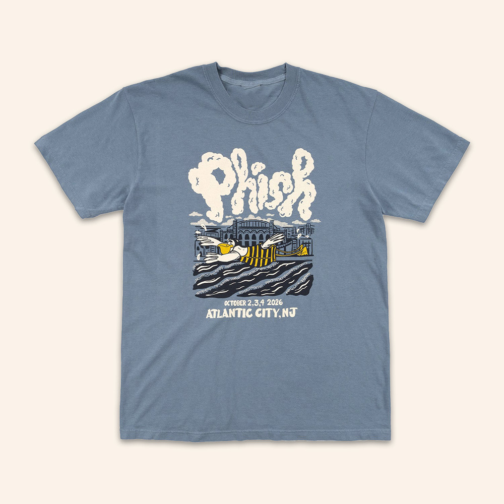 Phish Dry Goods Merch Atlantic City Fall 26 Event Shirt Phish Concert Outfits Gifts Ideas