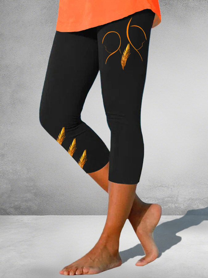 Orange Shirt Day Merch Leggings Supports Indigenous Canada Apparel Gift 1 - Unicasport Orange Shirt Day Merch Leggings Supports Indigenous Canada Apparel Gift