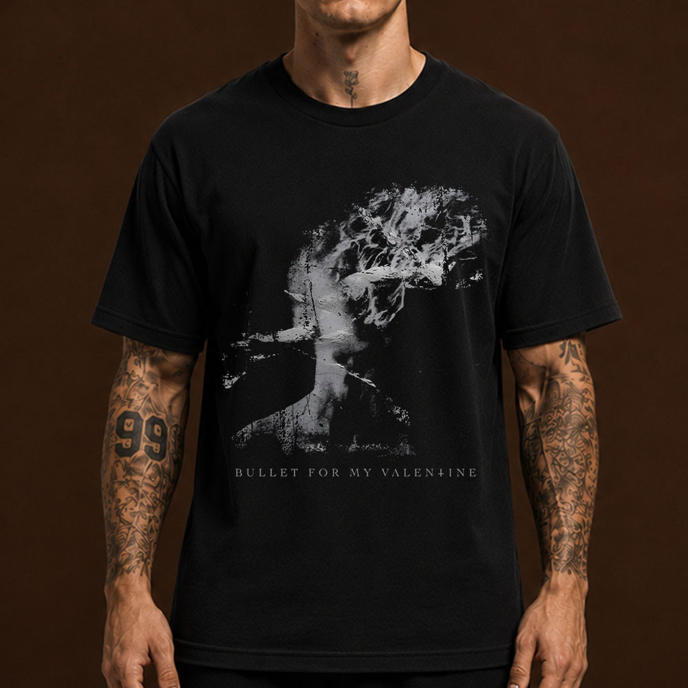 Bullet For My Valentine Merch Social Apocalypse Silhouette T-Shirt Gift For Heavy Metal Fans 1 - Unicasport Bullet For My Valentine Merch Social Apocalypse Silhouette T-Shirt Gift For Heavy Metal Fans
