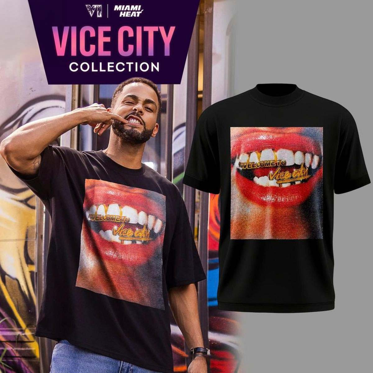 Miami Heat Merch Vice City 2026 T-Shirt Great Gift For Basketball Lover 1 - Unicasport Miami Heat Merch Vice City 2026 T-Shirt Great Gift For Basketball Lover