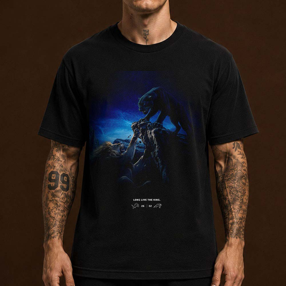 Carolina Panthers Vs Detroit Lions Merch Long Live The King At Bank Of America Stadium 2026 T-Shirt Fans Gear 1 - Unicasport Carolina Panthers Vs Detroit Lions Merch Long Live The King At Bank Of America Stadium 2026 T-Shirt Fans Gear