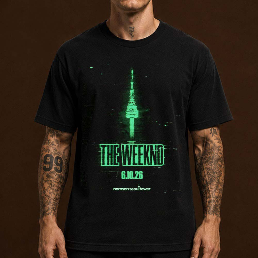 The Weeknd Merch 2026 At Namsan Seoul Tower T-Shirt Gift For Concert Lover 1 - Unicasport The Weeknd Merch 2026 At Namsan Seoul Tower T-Shirt Gift For Concert Lover