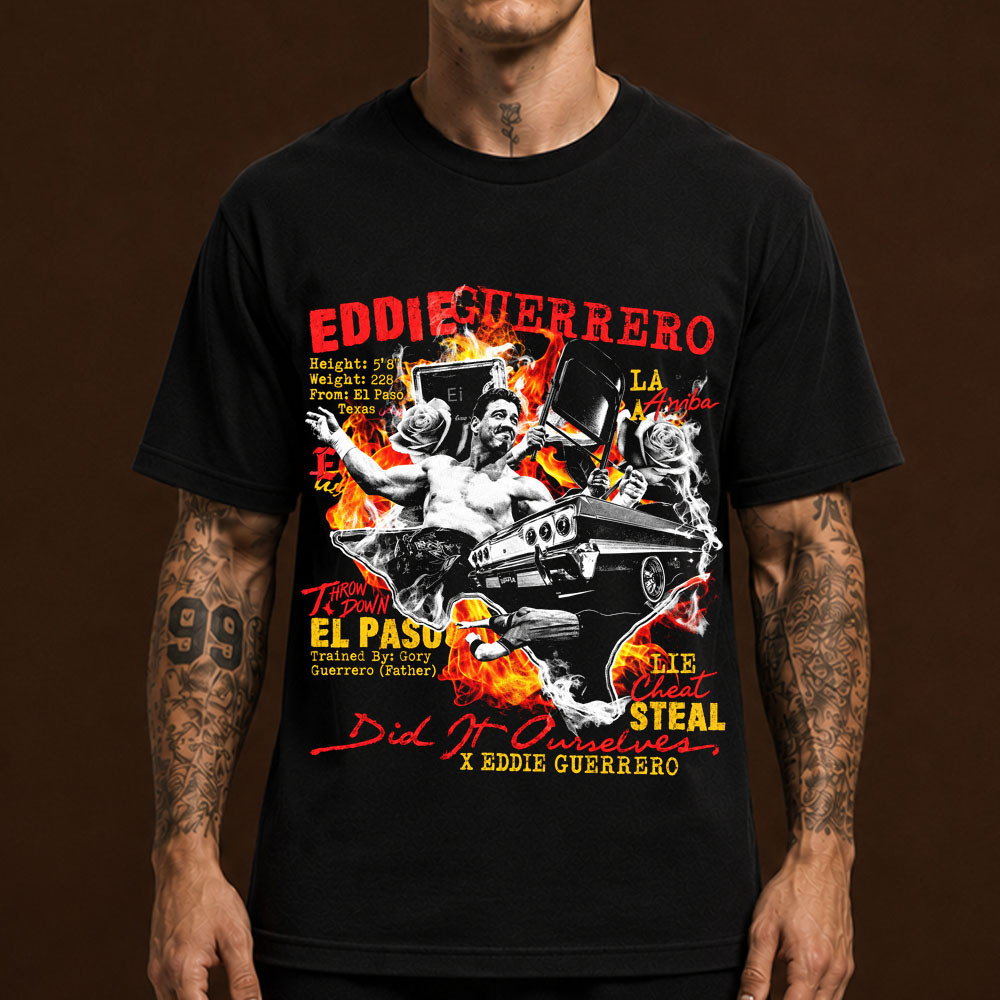 WWE Eddie Guerrero x DIOS Merch Did It Ourselves Black T-Shirt Gift For WWE Lover 1 - Unicasport WWE Eddie Guerrero x DIOS Merch Did It Ourselves Black T-Shirt Gift For WWE Lover